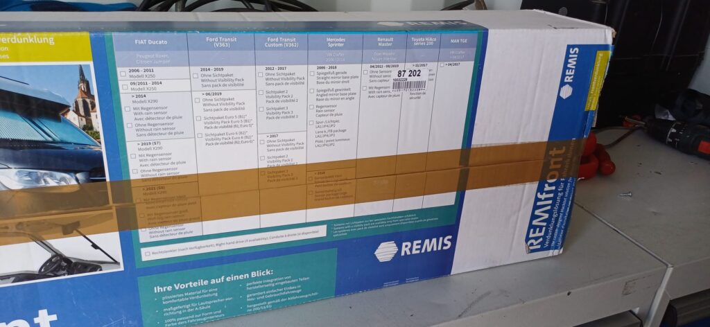 REMIfront IV für Fiat Ducato Bj. 2006/07 - 2014/04, hellgrau